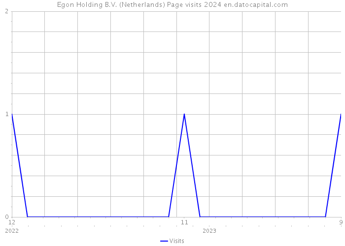 Egon Holding B.V. (Netherlands) Page visits 2024 