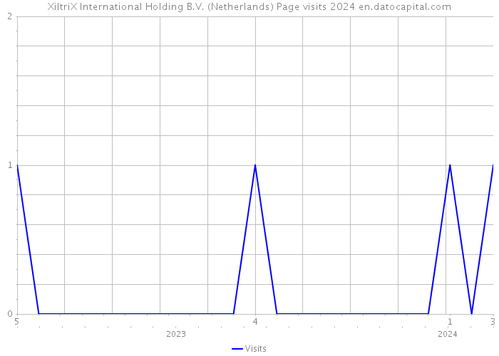 XiltriX International Holding B.V. (Netherlands) Page visits 2024 