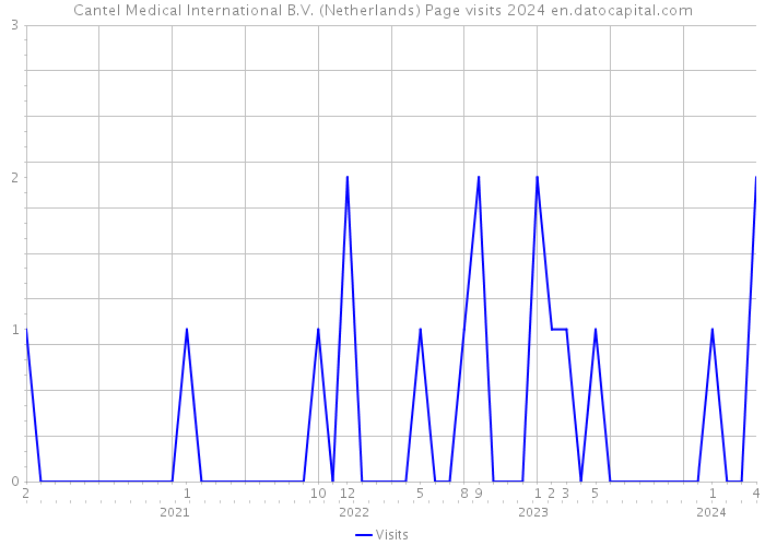 Cantel Medical International B.V. (Netherlands) Page visits 2024 