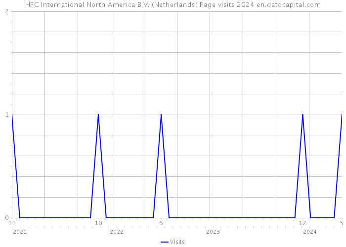 HFC International North America B.V. (Netherlands) Page visits 2024 