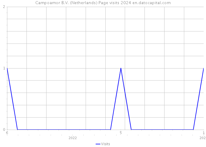 Campoamor B.V. (Netherlands) Page visits 2024 