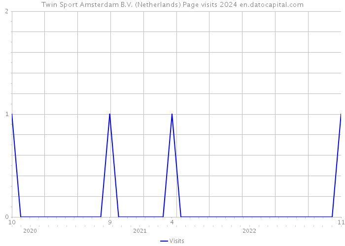 Twin Sport Amsterdam B.V. (Netherlands) Page visits 2024 