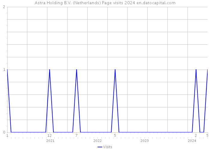 Astra Holding B.V. (Netherlands) Page visits 2024 
