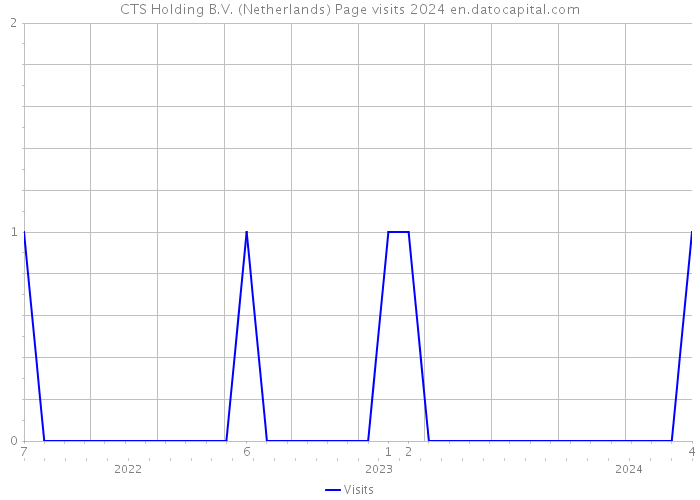 CTS Holding B.V. (Netherlands) Page visits 2024 