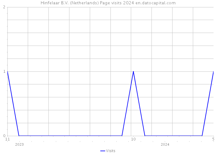 Hinfelaar B.V. (Netherlands) Page visits 2024 