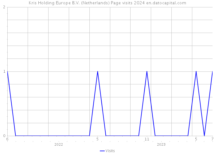 Kris Holding Europe B.V. (Netherlands) Page visits 2024 