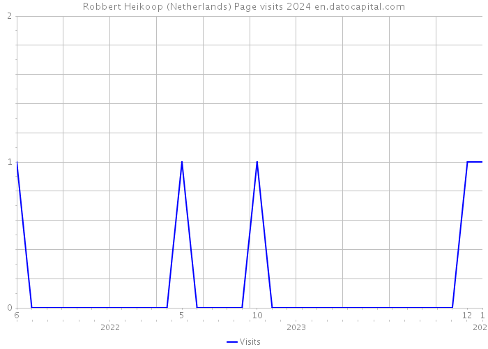 Robbert Heikoop (Netherlands) Page visits 2024 