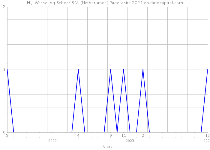 H.J. Wesseling Beheer B.V. (Netherlands) Page visits 2024 