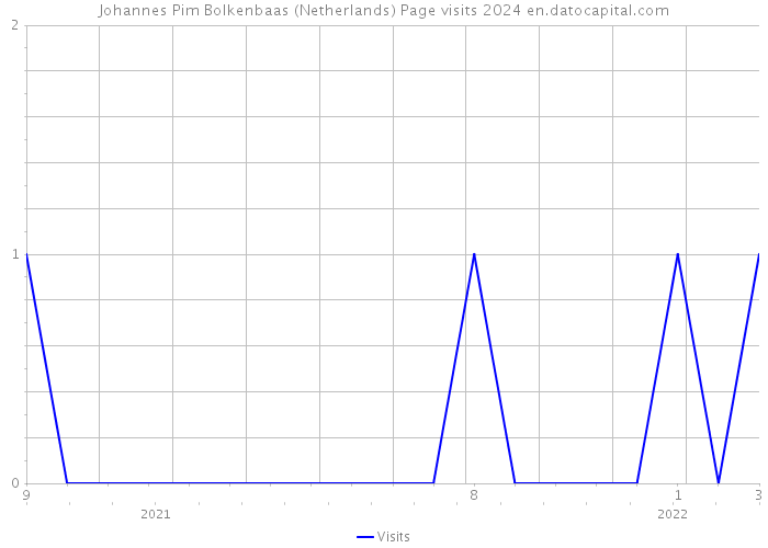 Johannes Pim Bolkenbaas (Netherlands) Page visits 2024 