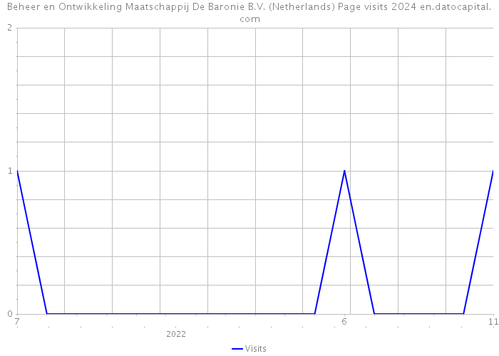 Beheer en Ontwikkeling Maatschappij De Baronie B.V. (Netherlands) Page visits 2024 