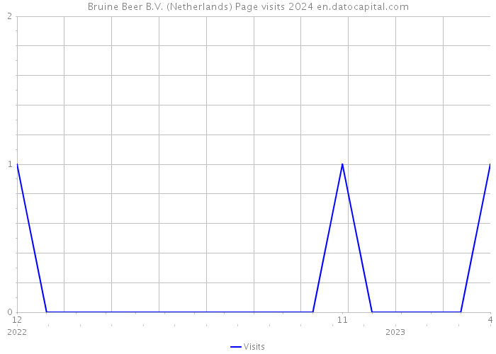 Bruine Beer B.V. (Netherlands) Page visits 2024 