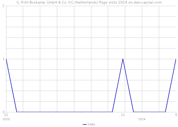 G. Pohl Boskamp GmbH & Co. KG (Netherlands) Page visits 2024 