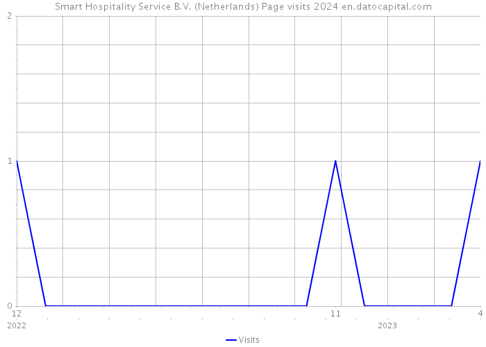 Smart Hospitality Service B.V. (Netherlands) Page visits 2024 