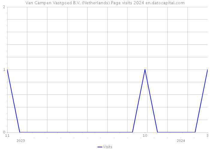 Van Campen Vastgoed B.V. (Netherlands) Page visits 2024 