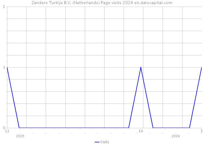 Zanders Turkije B.V. (Netherlands) Page visits 2024 