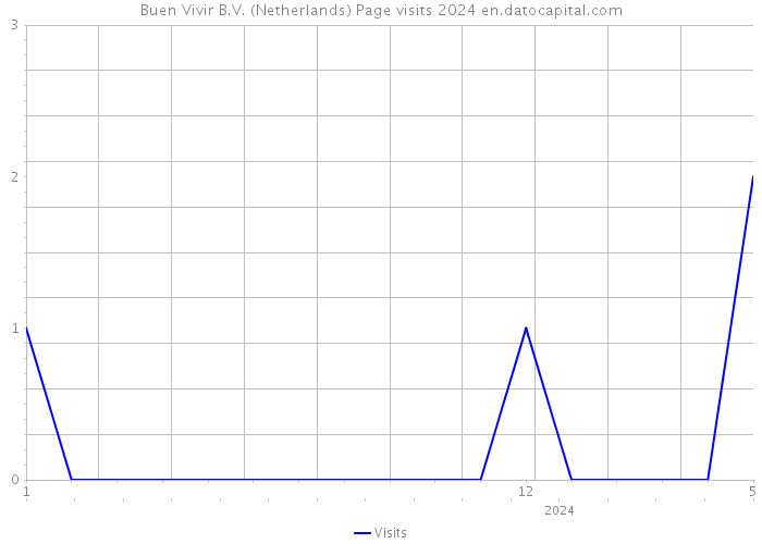 Buen Vivir B.V. (Netherlands) Page visits 2024 