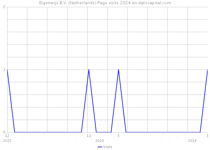 Eigenwijs B.V. (Netherlands) Page visits 2024 