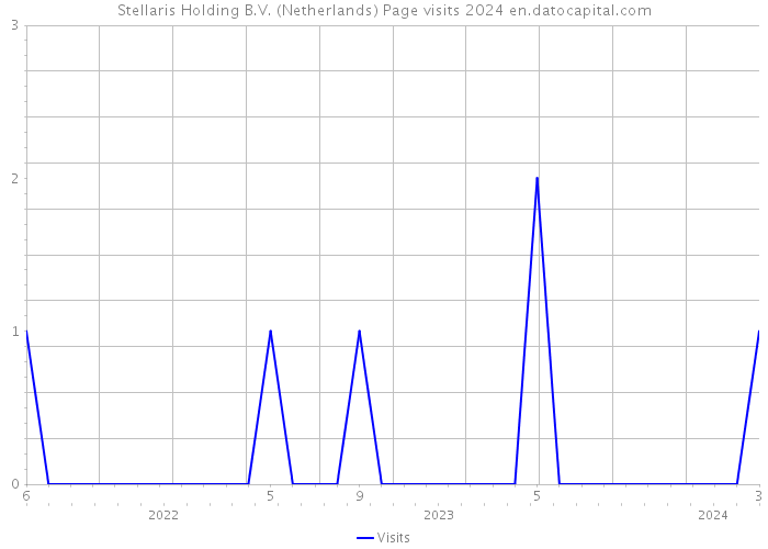 Stellaris Holding B.V. (Netherlands) Page visits 2024 
