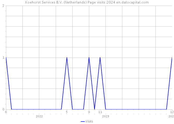 Koehorst Services B.V. (Netherlands) Page visits 2024 