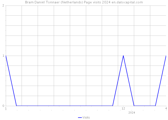 Bram Daniël Tonnaer (Netherlands) Page visits 2024 