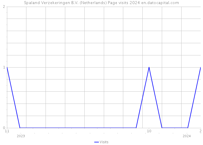 Spaland Verzekeringen B.V. (Netherlands) Page visits 2024 