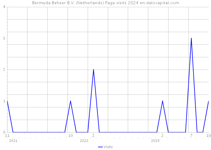 Bermuda Beheer B.V. (Netherlands) Page visits 2024 