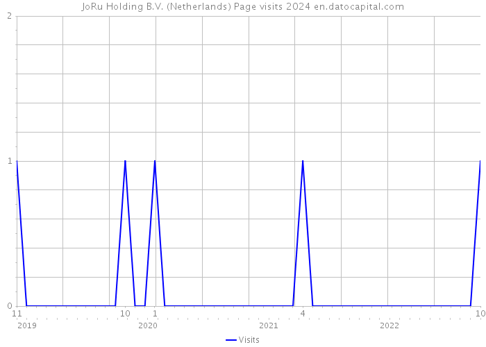 JoRu Holding B.V. (Netherlands) Page visits 2024 