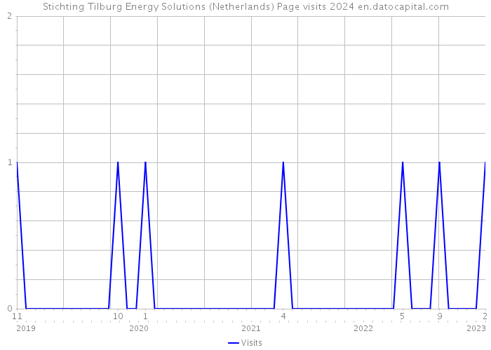 Stichting Tilburg Energy Solutions (Netherlands) Page visits 2024 