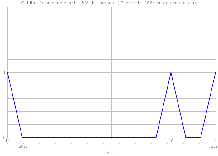 Gidding Revalidatietechniek B.V. (Netherlands) Page visits 2024 