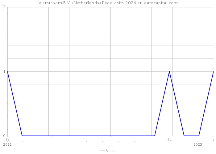 Vierstroom B.V. (Netherlands) Page visits 2024 
