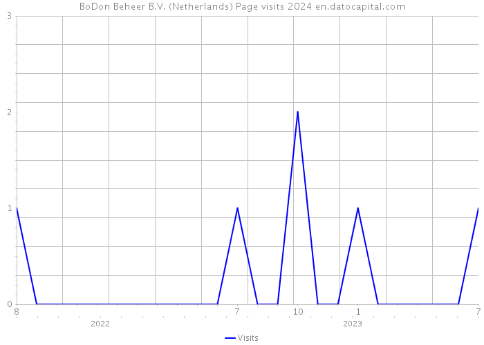 BoDon Beheer B.V. (Netherlands) Page visits 2024 