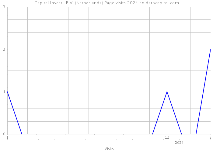 Capital Invest I B.V. (Netherlands) Page visits 2024 