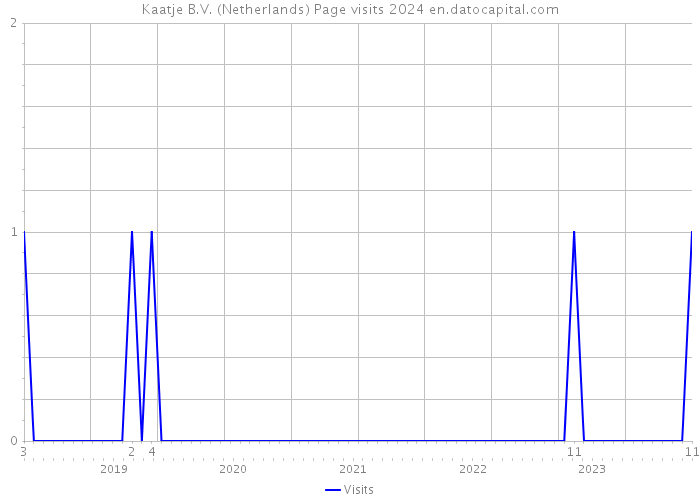 Kaatje B.V. (Netherlands) Page visits 2024 