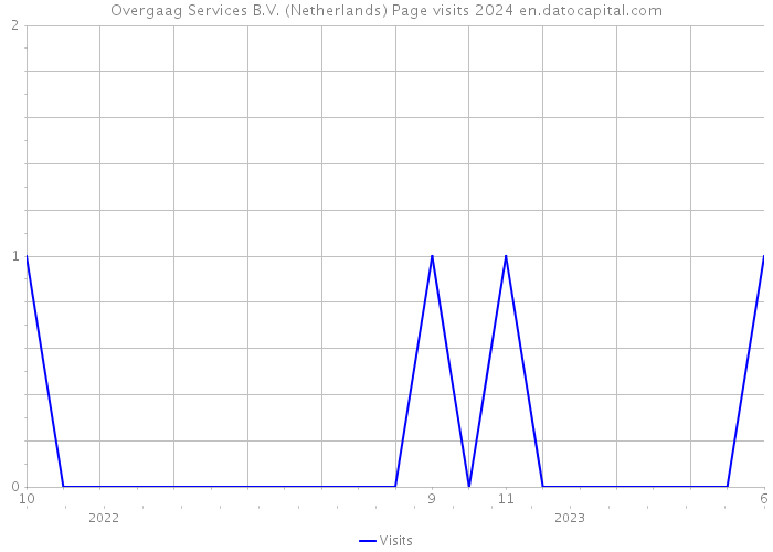 Overgaag Services B.V. (Netherlands) Page visits 2024 