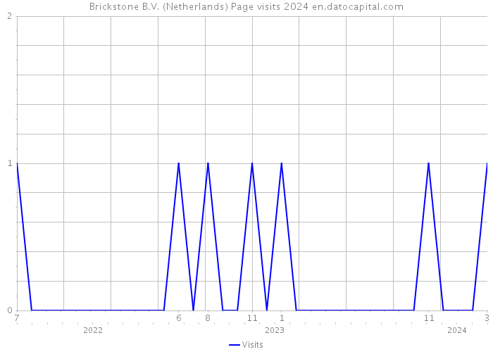 Brickstone B.V. (Netherlands) Page visits 2024 