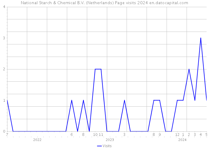 National Starch & Chemical B.V. (Netherlands) Page visits 2024 
