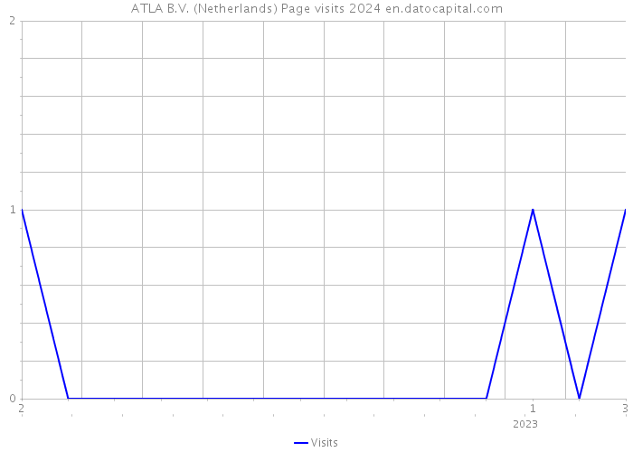 ATLA B.V. (Netherlands) Page visits 2024 