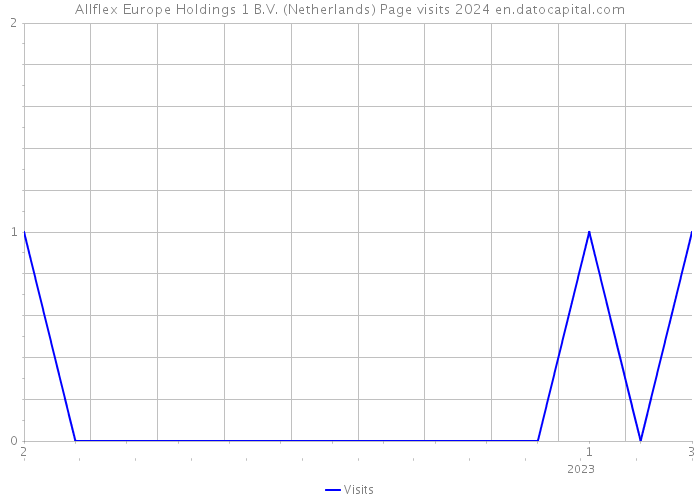 Allflex Europe Holdings 1 B.V. (Netherlands) Page visits 2024 