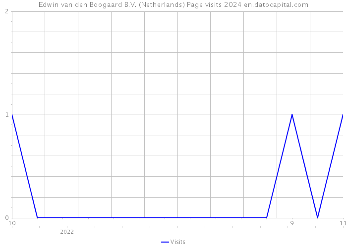 Edwin van den Boogaard B.V. (Netherlands) Page visits 2024 