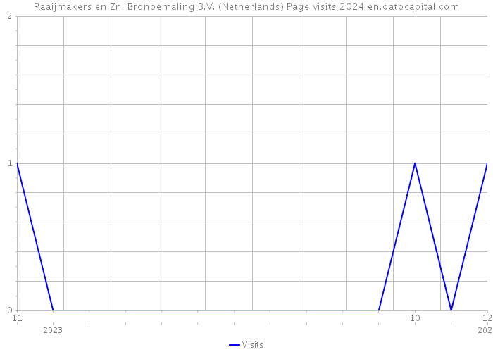Raaijmakers en Zn. Bronbemaling B.V. (Netherlands) Page visits 2024 