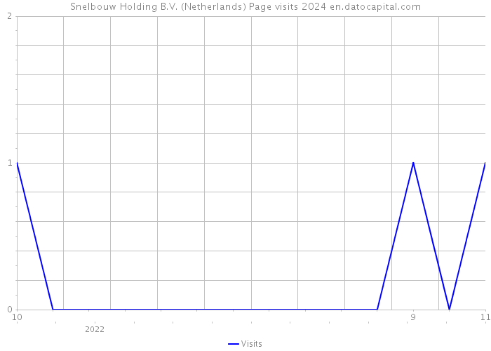 Snelbouw Holding B.V. (Netherlands) Page visits 2024 