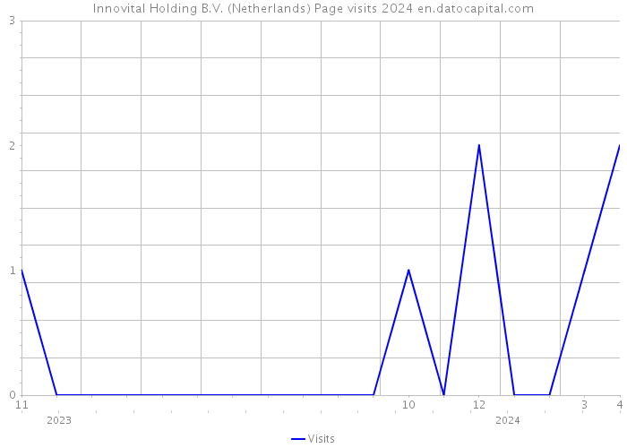 Innovital Holding B.V. (Netherlands) Page visits 2024 