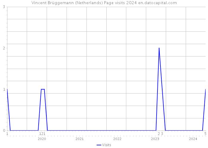 Vincent Brüggemann (Netherlands) Page visits 2024 