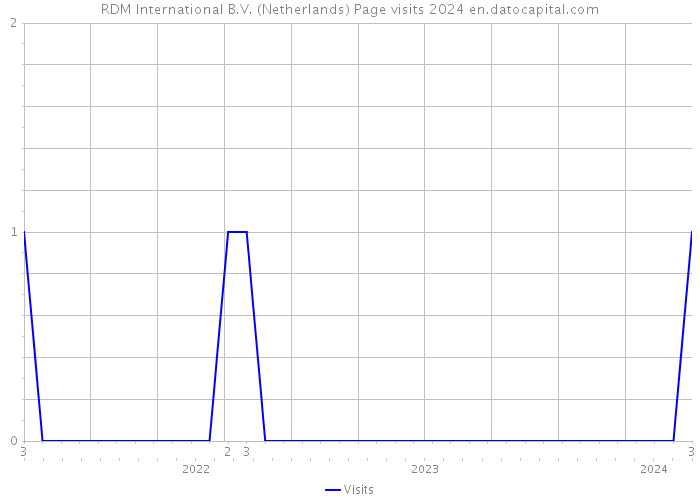 RDM International B.V. (Netherlands) Page visits 2024 