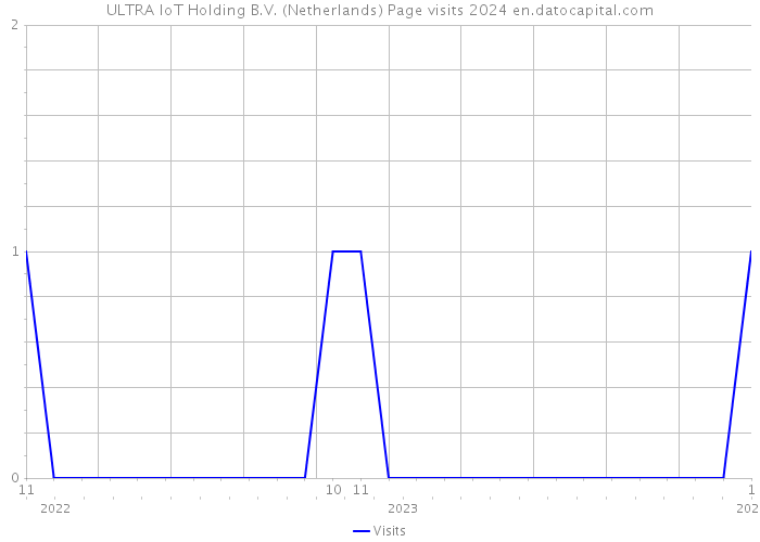 ULTRA IoT Holding B.V. (Netherlands) Page visits 2024 