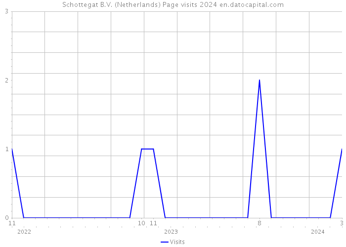 Schottegat B.V. (Netherlands) Page visits 2024 