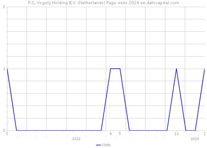 P.G. Vogelij Holding B.V. (Netherlands) Page visits 2024 