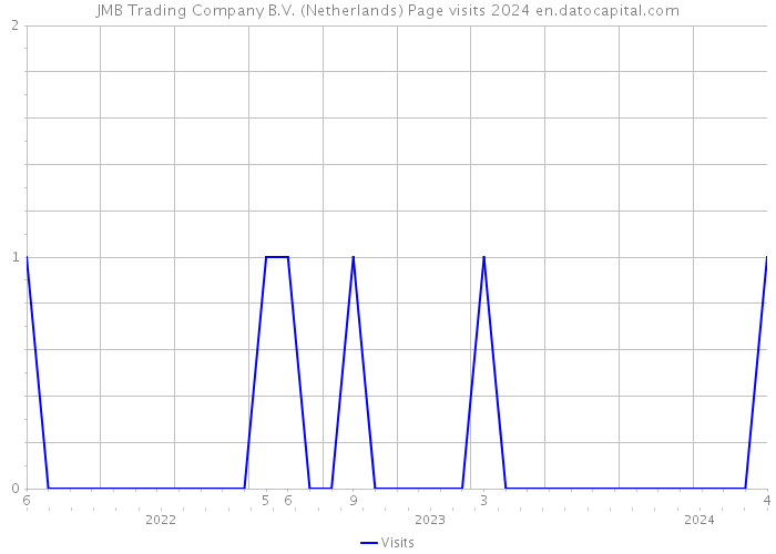 JMB Trading Company B.V. (Netherlands) Page visits 2024 