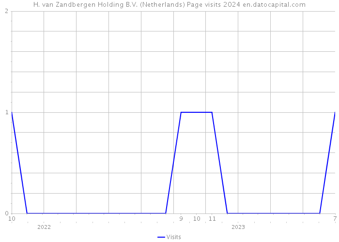 H. van Zandbergen Holding B.V. (Netherlands) Page visits 2024 