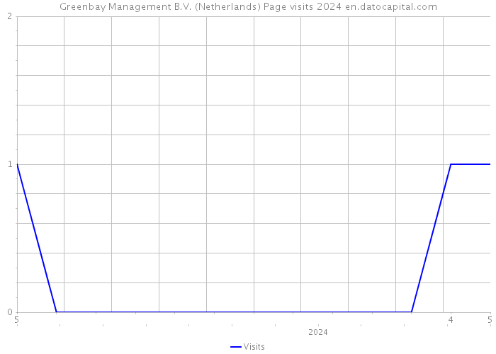 Greenbay Management B.V. (Netherlands) Page visits 2024 